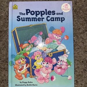 Vintage 1986 The Popples‎ and Summer Camp Book by Peggy Kahn